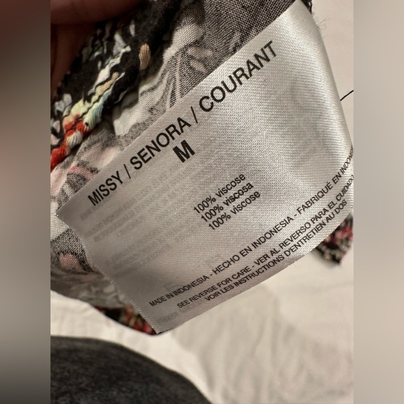 JESSICA SIMPSON Floral Pant Sz M - Picture 6 of 6